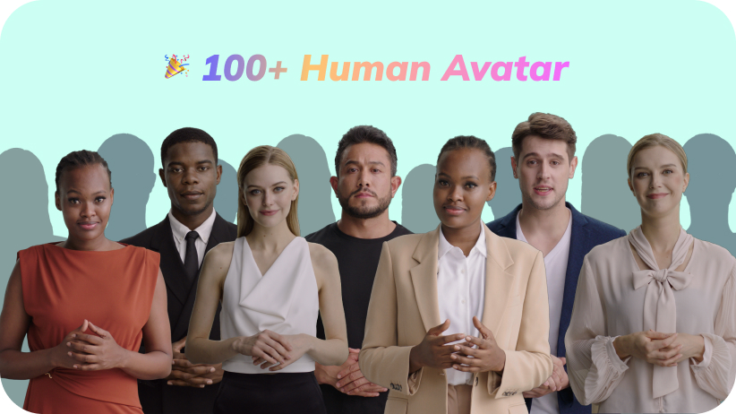 HeyGen dispose de plus de 100 avatars personnalisables