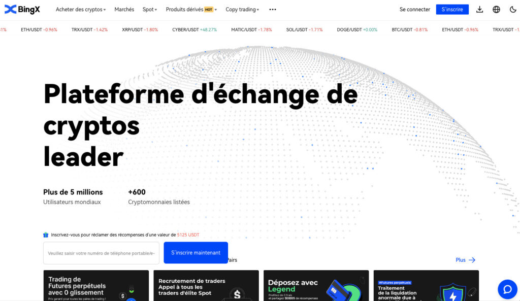 BingX se positionne comme un réseau social dédié au trading de cryptomonnaies