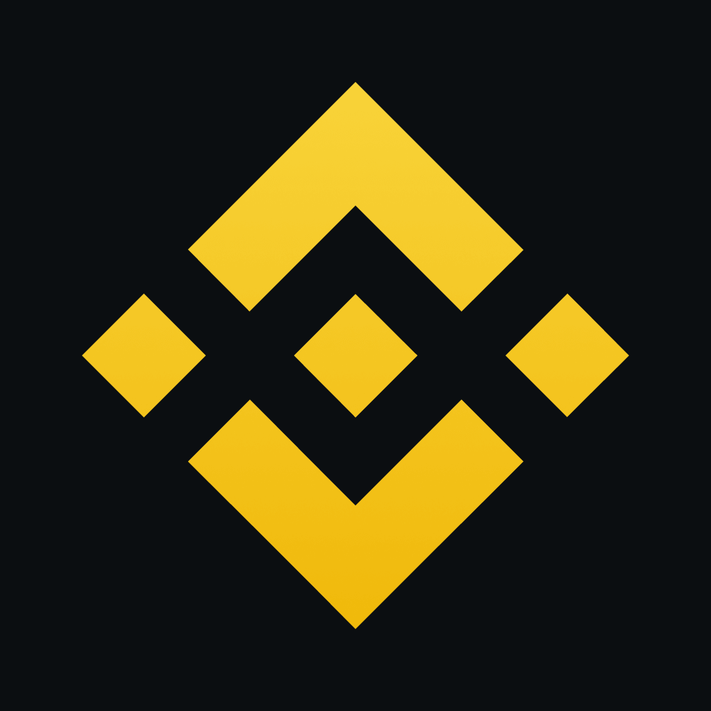 Icône officielle de l'application Binance