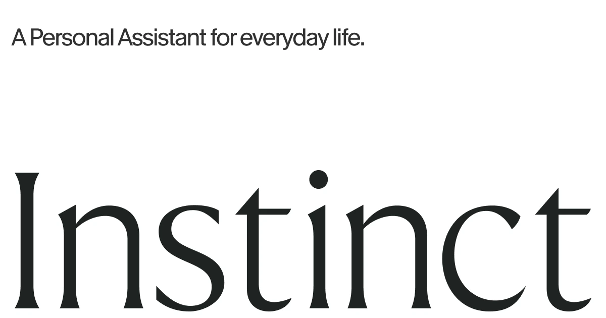 Instinct, visuel A Personal Assistant for everyday life