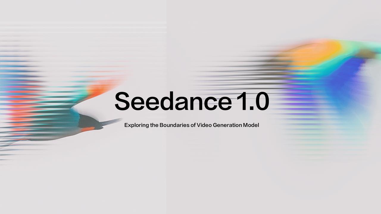 Visuel officiel de Seedance 1.0 publié par ByteDance Seed