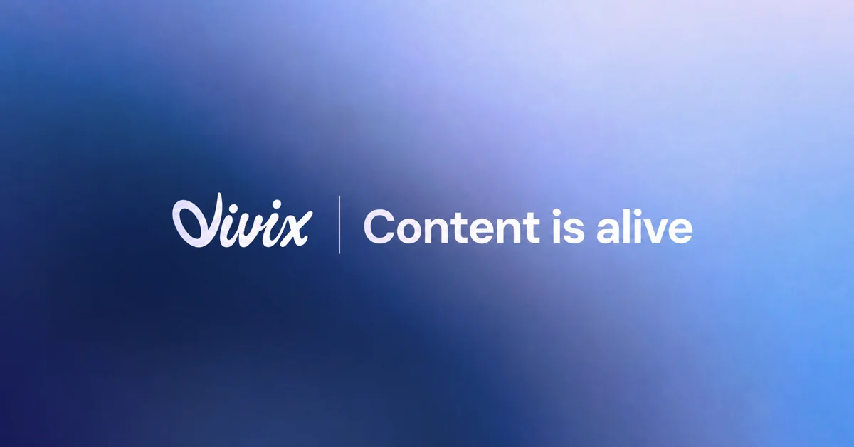 Visuel officiel de Vivix, IA interactive en temps réel